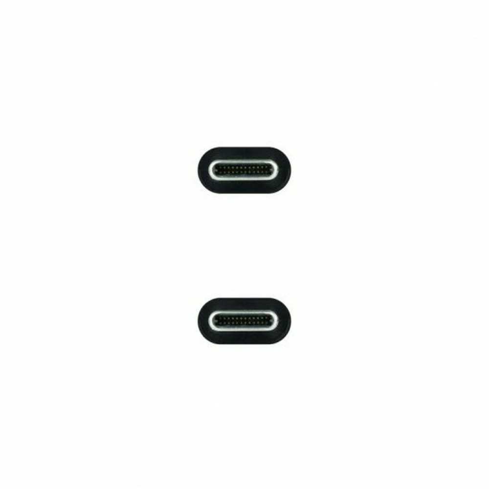 USB-C Cable NANOCABLE 10.01.4301-COMB Black 1 m