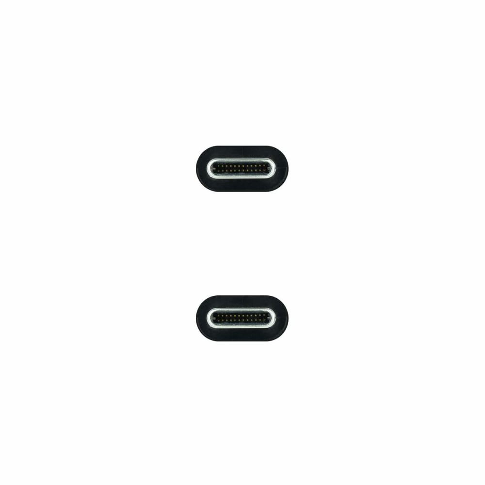USB-C Cable NANOCABLE 10.01.4301-COMB Black 1 m