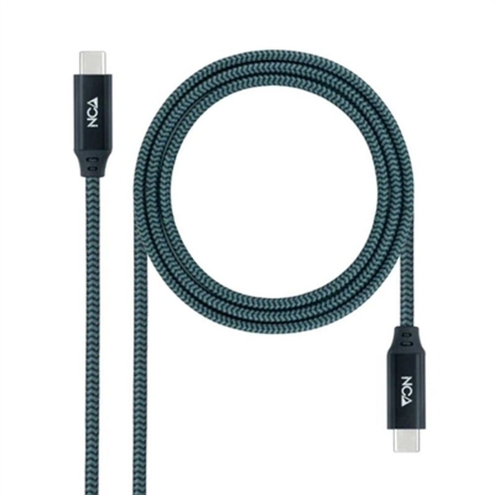 USB-C Cable NANOCABLE 10.01.4301-COMB Black 1 m