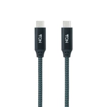 USB-C Cable NANOCABLE 10.01.4301-COMB Black 1 m