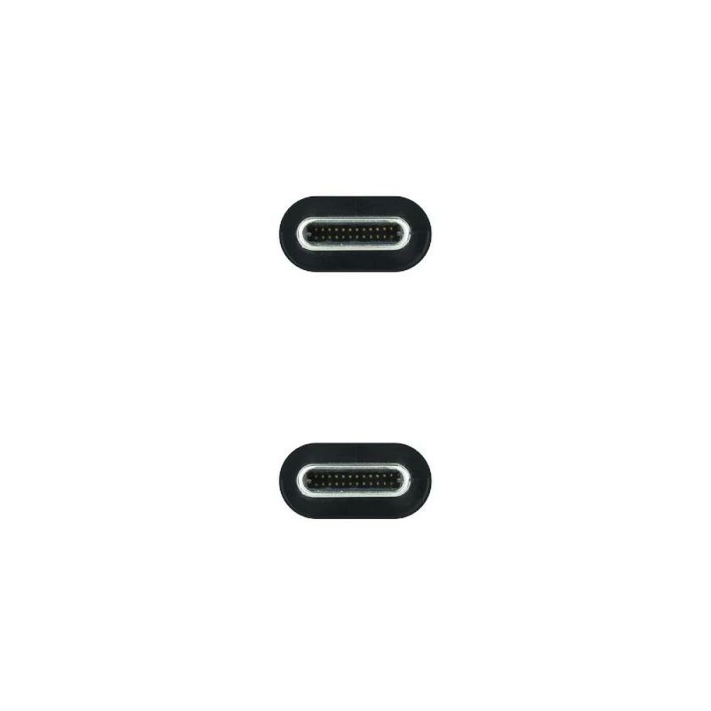 Câble USB-C NANOCABLE 10.01.4301-COMB Noir 1 m