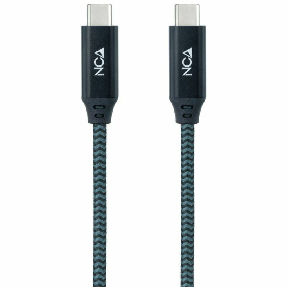 USB-C Cable NANOCABLE 10.01.4301-COMB Black 1 m