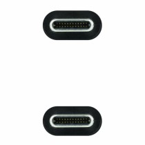 USB-C Cable NANOCABLE 10.01.4301-COMB Black 1 m