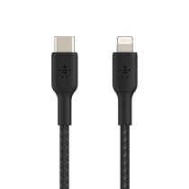 Câble USB-C vers Lightning Belkin CAA004BT2MBK Noir 2 m