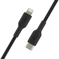 Câble USB-C vers Lightning Belkin CAA004BT2MBK Noir 2 m