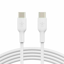 Câble USB-C vers USB-C Belkin CAB003bt2MWH Blanc 2 m