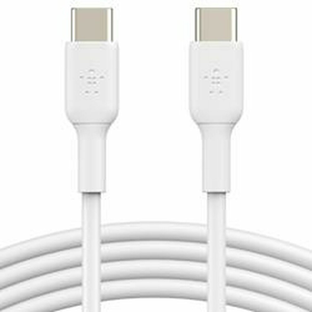 Câble USB-C vers USB-C Belkin CAB003bt2MWH Blanc 2 m