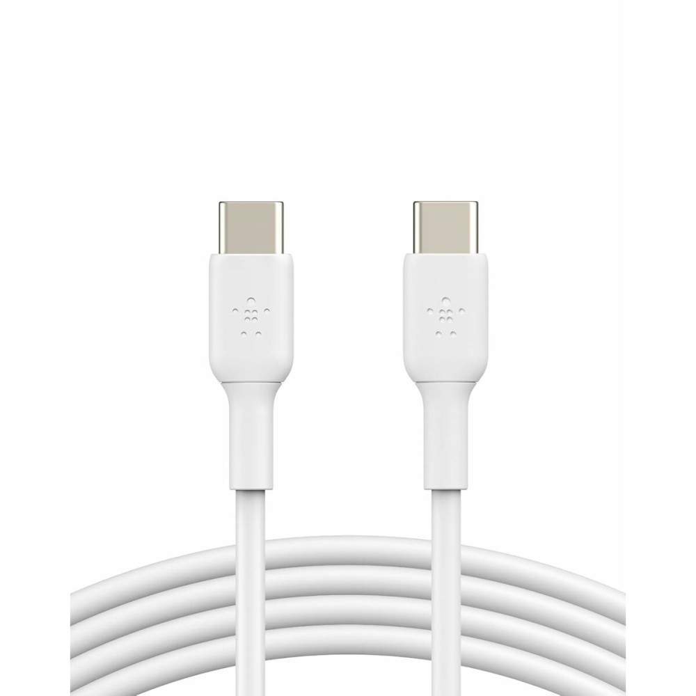 Câble USB-C vers USB-C Belkin CAB003bt2MWH Blanc 2 m