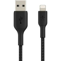 Câble Lightning Belkin CAA002BT2MBK Noir 2 m