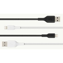 Câble Lightning Belkin CAA002BT2MBK Noir 2 m