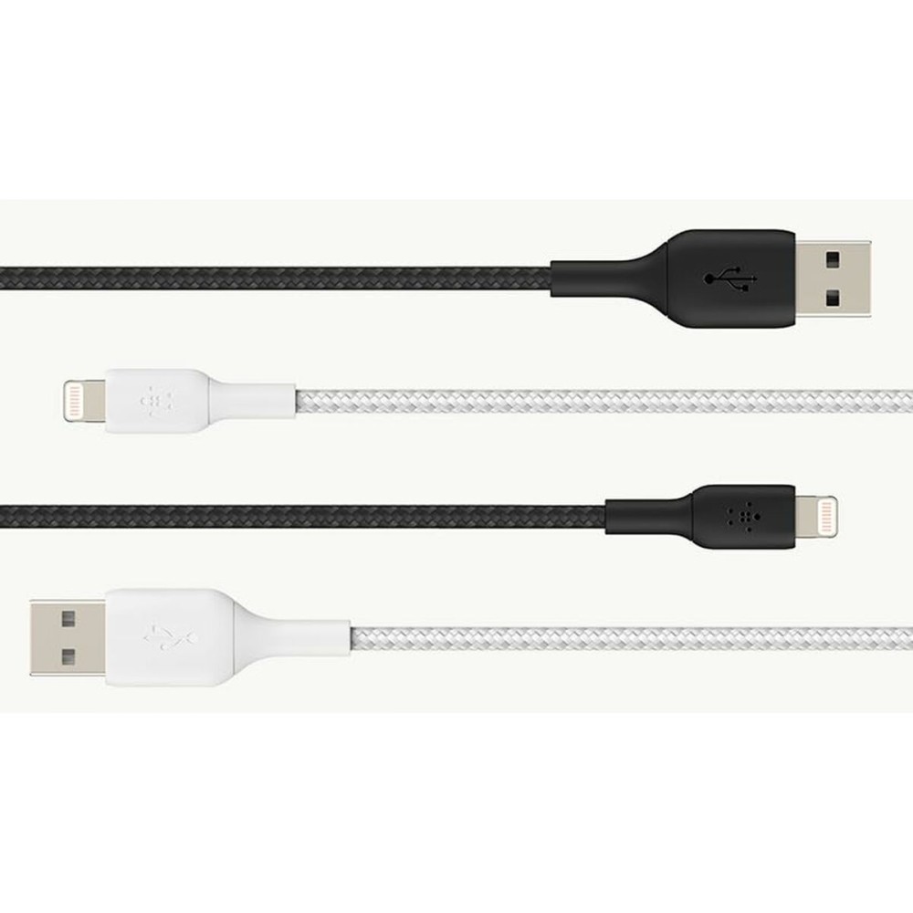 Câble Lightning Belkin CAA002BT2MBK Noir 2 m
