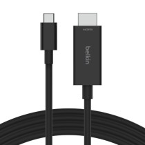 Câble USB-C vers HDMI Belkin AVC012bt2MBK Noir 2 m
