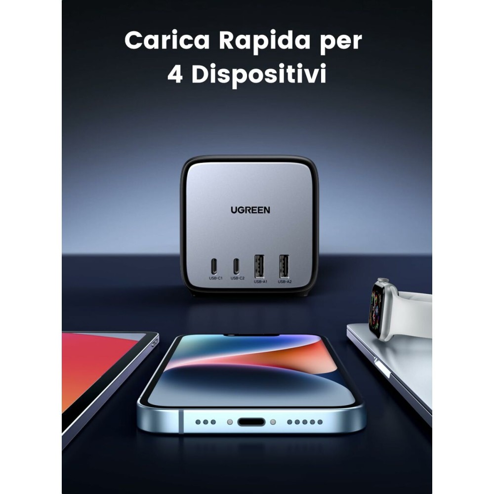 Câble USB vers Lightning Ugreen 60167 Gris 1,8 m