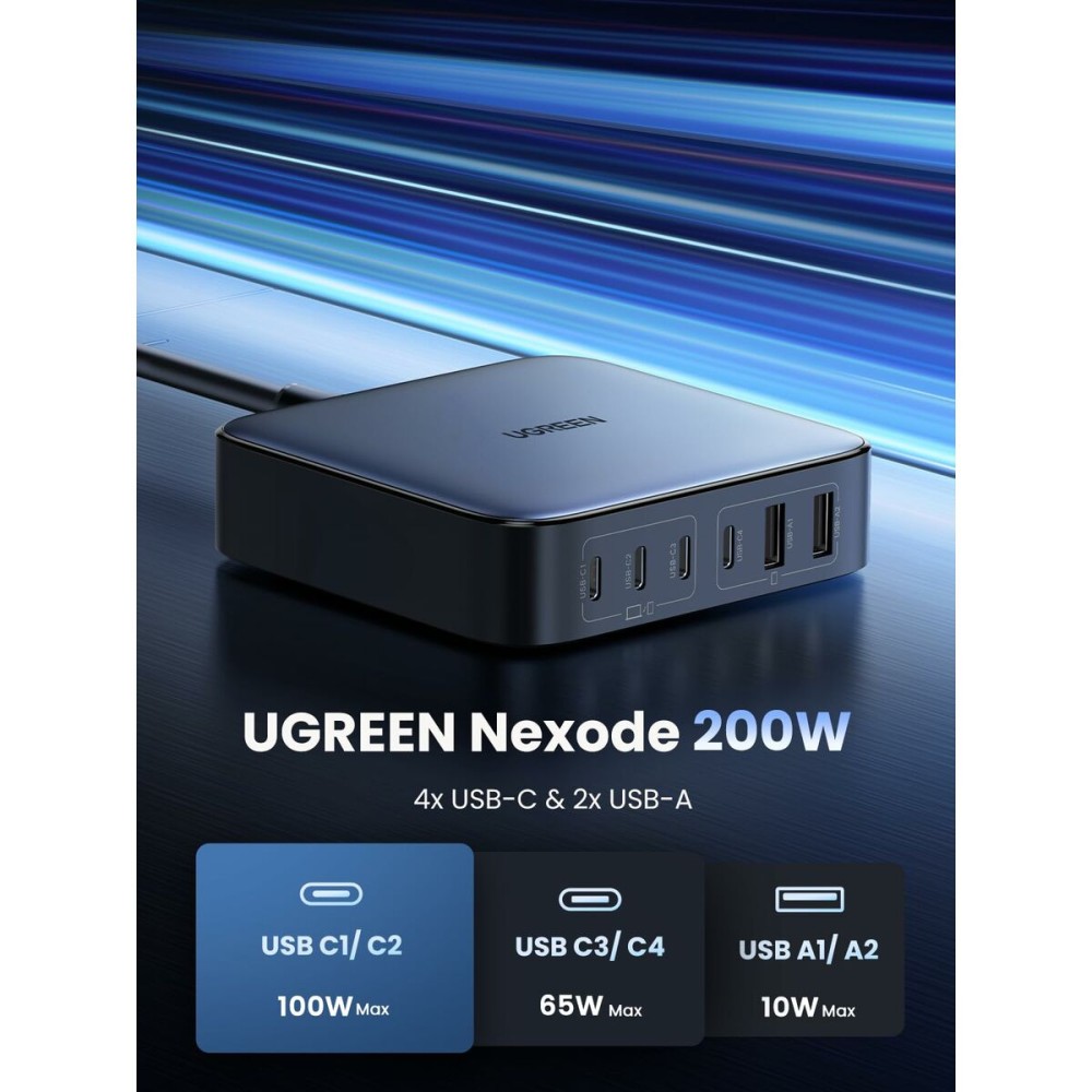 USB auf Lightning Verbindungskabel Ugreen 40914 Schwarz Grau 2 m