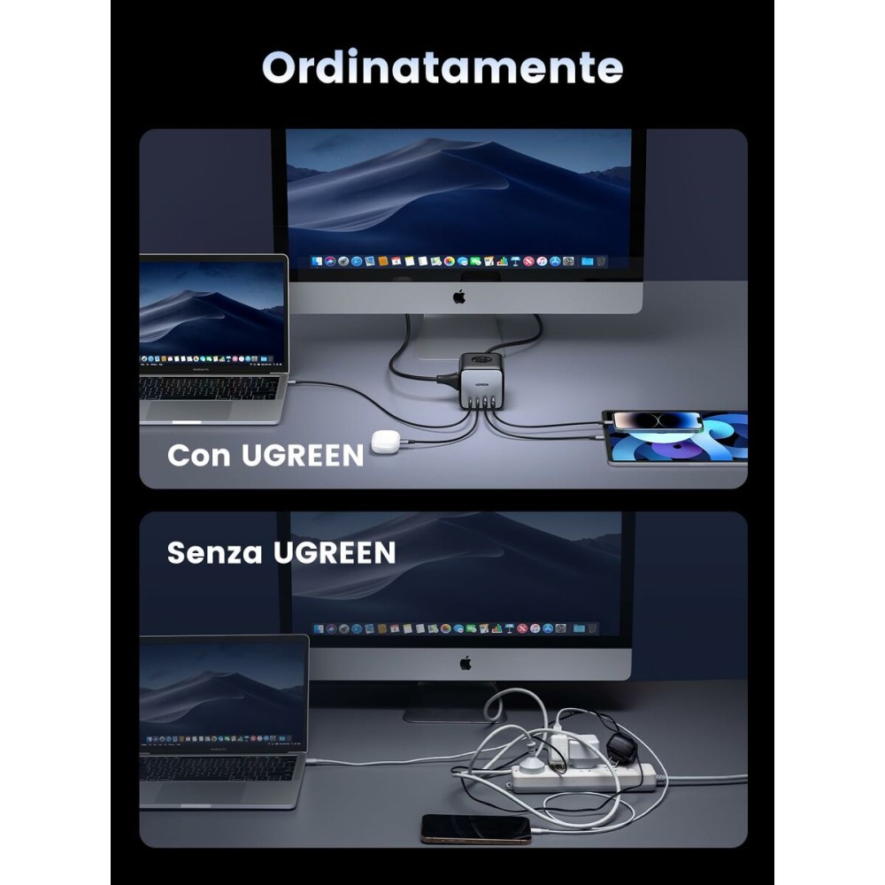 Câble USB vers Lightning Ugreen 60167 Gris 1,8 m