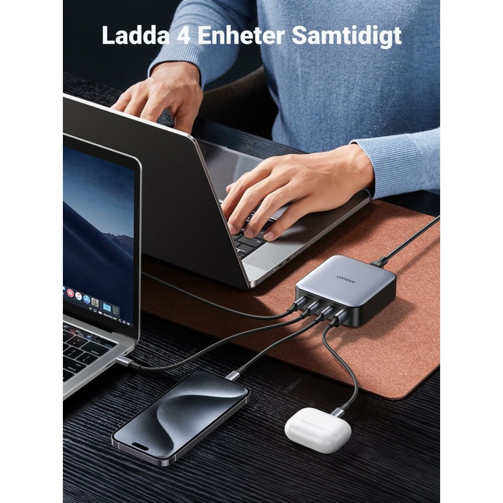 USB auf Lightning Verbindungskabel Ugreen 90928 Grau 2 m