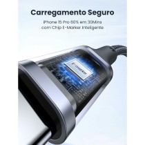 Câble USB vers Lightning Ugreen 70427 Noir Argenté 1 m