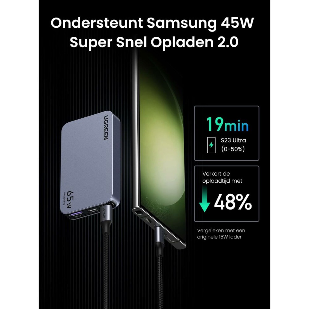 Câble USB vers Lightning Ugreen 25356 Noir