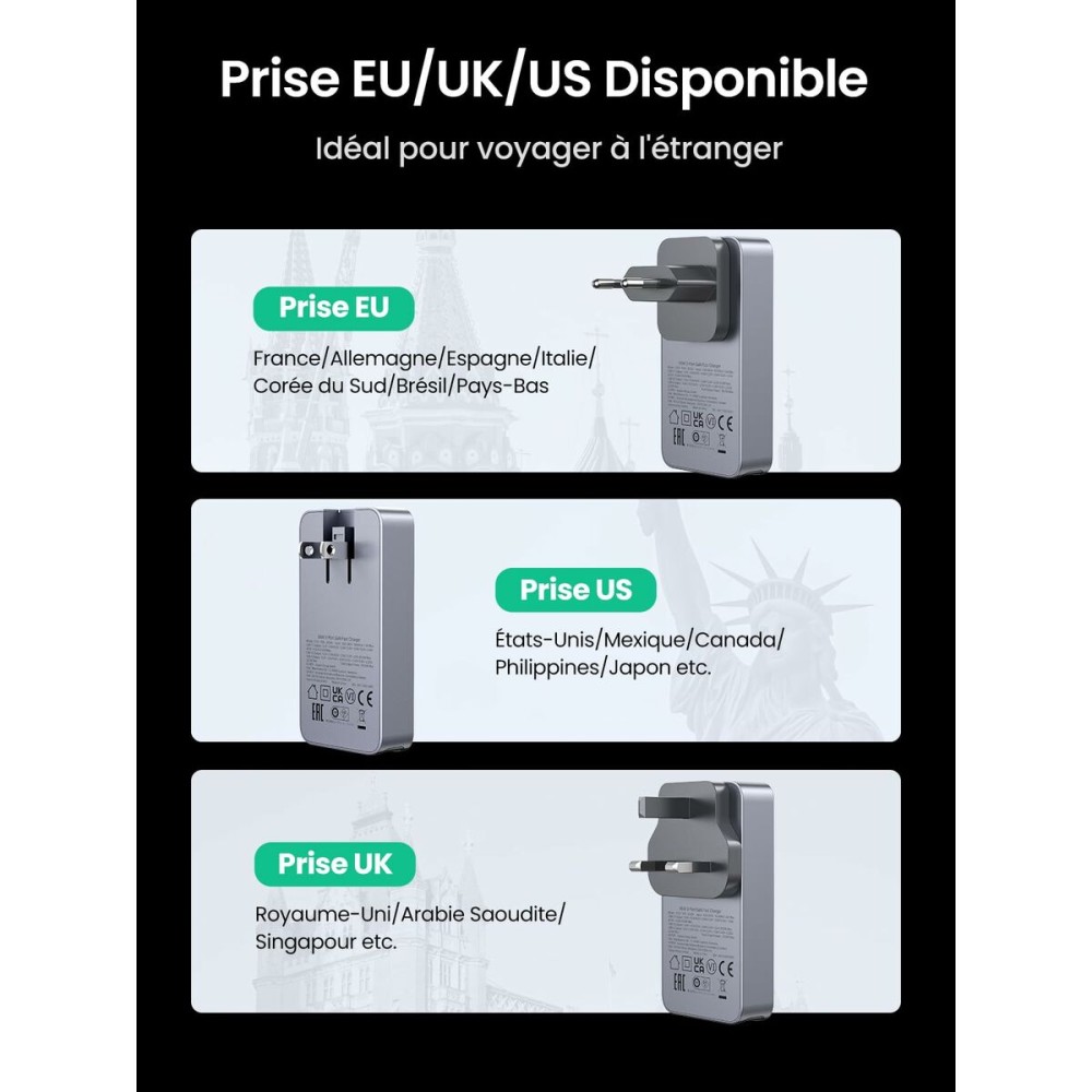 Câble USB vers Lightning Ugreen 25356 Noir