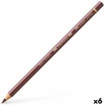 Pencil Faber-Castell Polychromos 176 Van-Dyck Brown (6 Units)