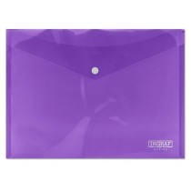 Document Holder Ingraf Plastic Lilac Clasp A4 (10Units)