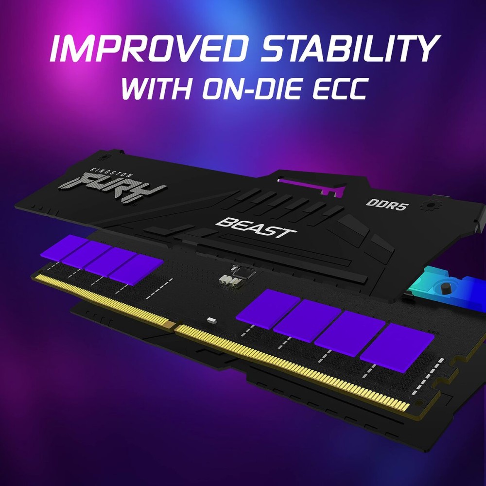 RAM Memory Kingston Beast RGB 32 GB DDR5 SDRAM DDR5 5600 MHz
