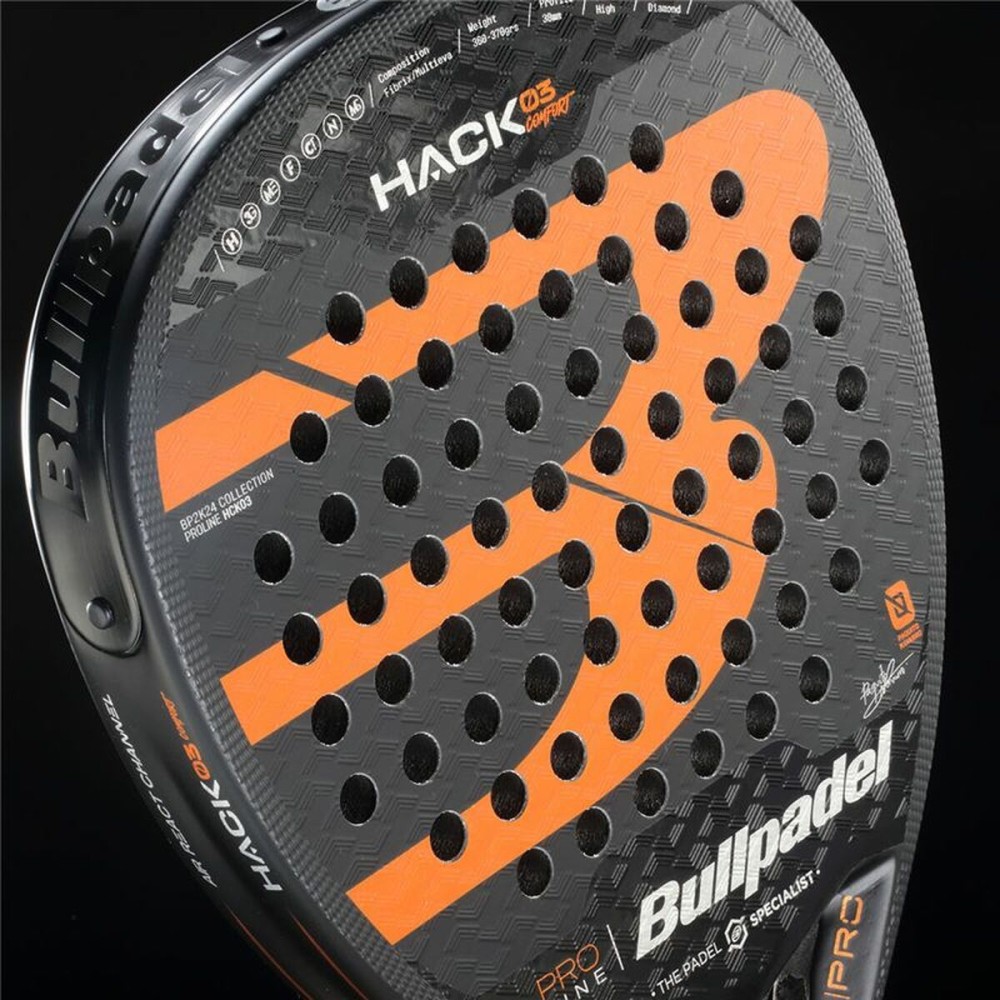 Padel Racket Bullpadel Hack 03 Comfort 24 Black