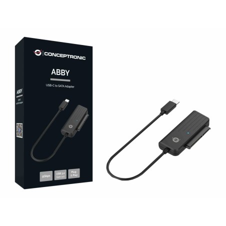 USB-zu-SATA-Adapter für Festplattenlaufwerke Conceptronic ABBY02B 2,5"