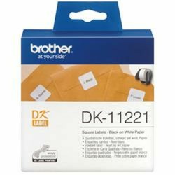 Etiquettes pour Imprimante Brother DK-11221 Blanc Noir/Blanc