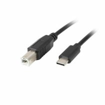 USB-C Cable Lanberg CA-USBA-13CC-0018-BK Black 1,8 m (1 Unit)