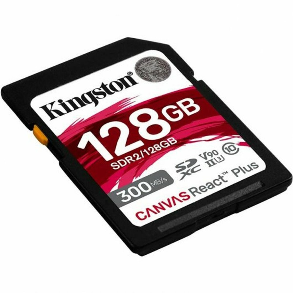 Micro SD Memory Card with Adaptor Kingston SDR2/128GB 128 GB SDXC UHS-II 8K Ultra HD
