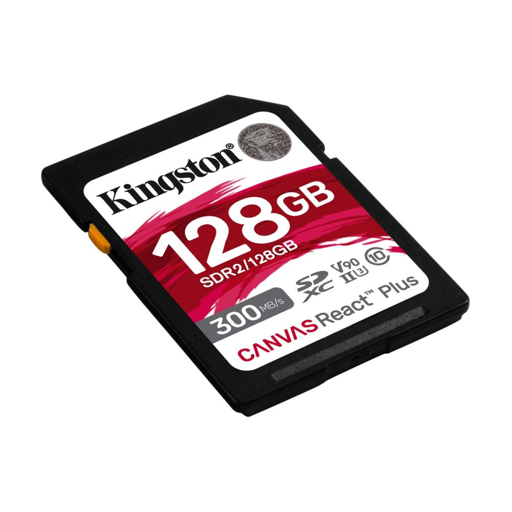 Micro SD Memory Card with Adaptor Kingston SDR2/128GB 128 GB SDXC UHS-II 8K Ultra HD