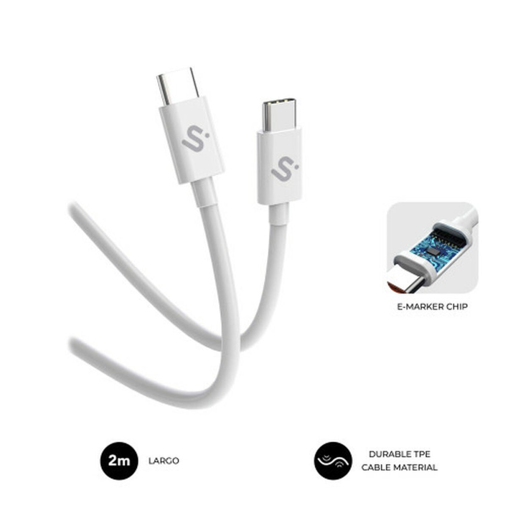 HDMI Kabel Subblim SUBCAB-C10011 Weiß 2 m