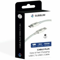 Câble HDMI Subblim SUBCAB-C10011 Blanc 2 m