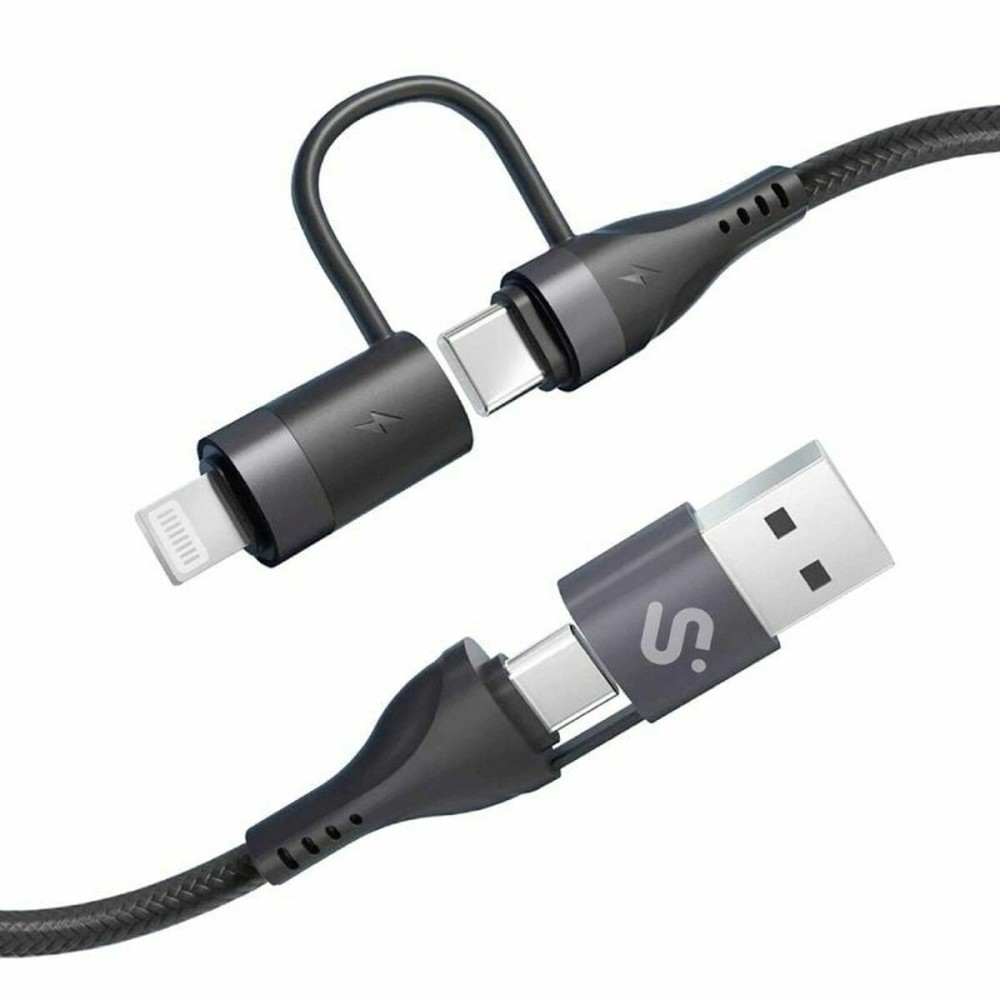 Câble HDMI Subblim SUBCAB-4IN101 Noir 1,2 m