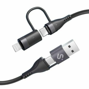 Câble HDMI Subblim SUBCAB-4IN101 Noir 1,2 m