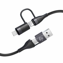 Câble HDMI Subblim SUBCAB-4IN101 Noir 1,2 m