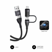 Câble HDMI Subblim SUBCAB-4IN101 Noir 1,2 m