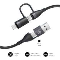 Câble HDMI Subblim SUBCAB-4IN101 Noir 1,2 m