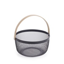 Basket Confortime Metal Bamboo (12 Units)