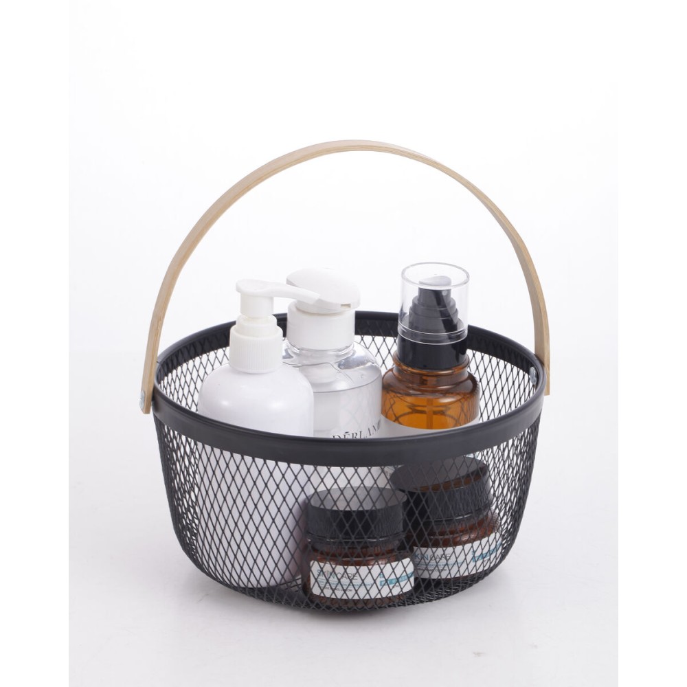 Basket Confortime Metal Bamboo (12 Units)