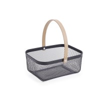 Basket Confortime Metal Bamboo (12 Units)