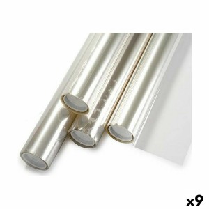 Papier-cadeau Transparent 0.,62 x 25 m (9 Unités)