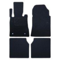 Car Floor Mat Set OCC Motorsport OCCMC0046GD Black Dark grey Mercedes W1401 Clase S Largo Velvet 5 Pieces