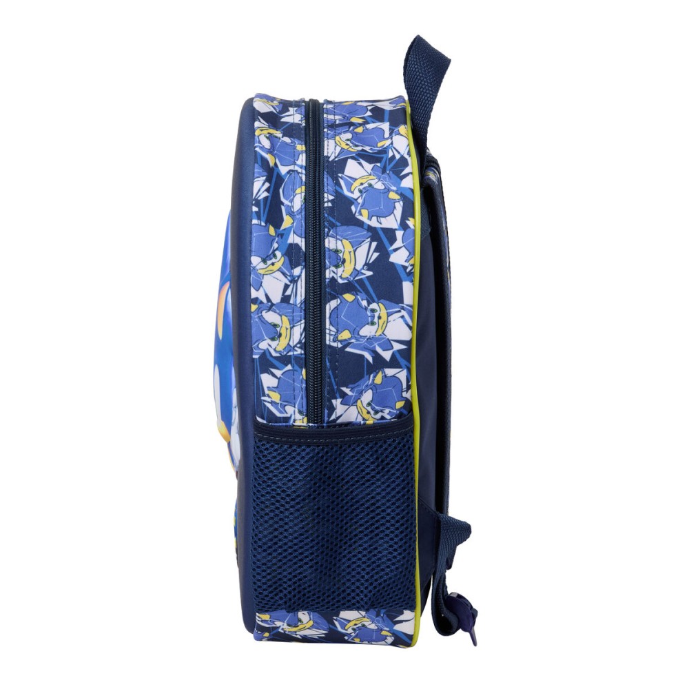 Schulrucksack Sonic City Blau 27 x 33 x 10 cm