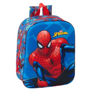 Kinderrucksack Spider-Man Rot Marineblau 22 x 27 x 10 cm 3D