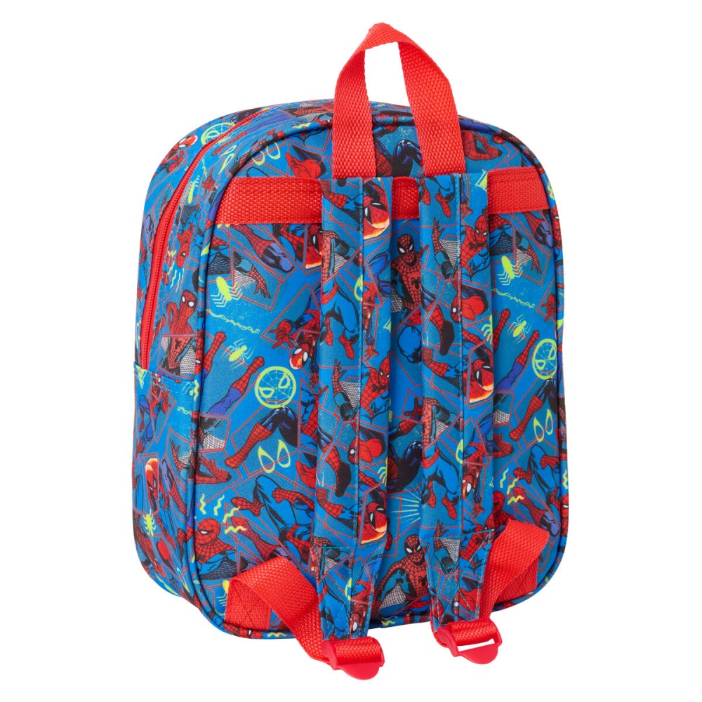 Kinderrucksack Spider-Man Rot Marineblau 22 x 27 x 10 cm 3D