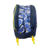 Zweifaches Mehrzweck-Etui Sonic City Blau 21 x 8 x 6 cm 3D