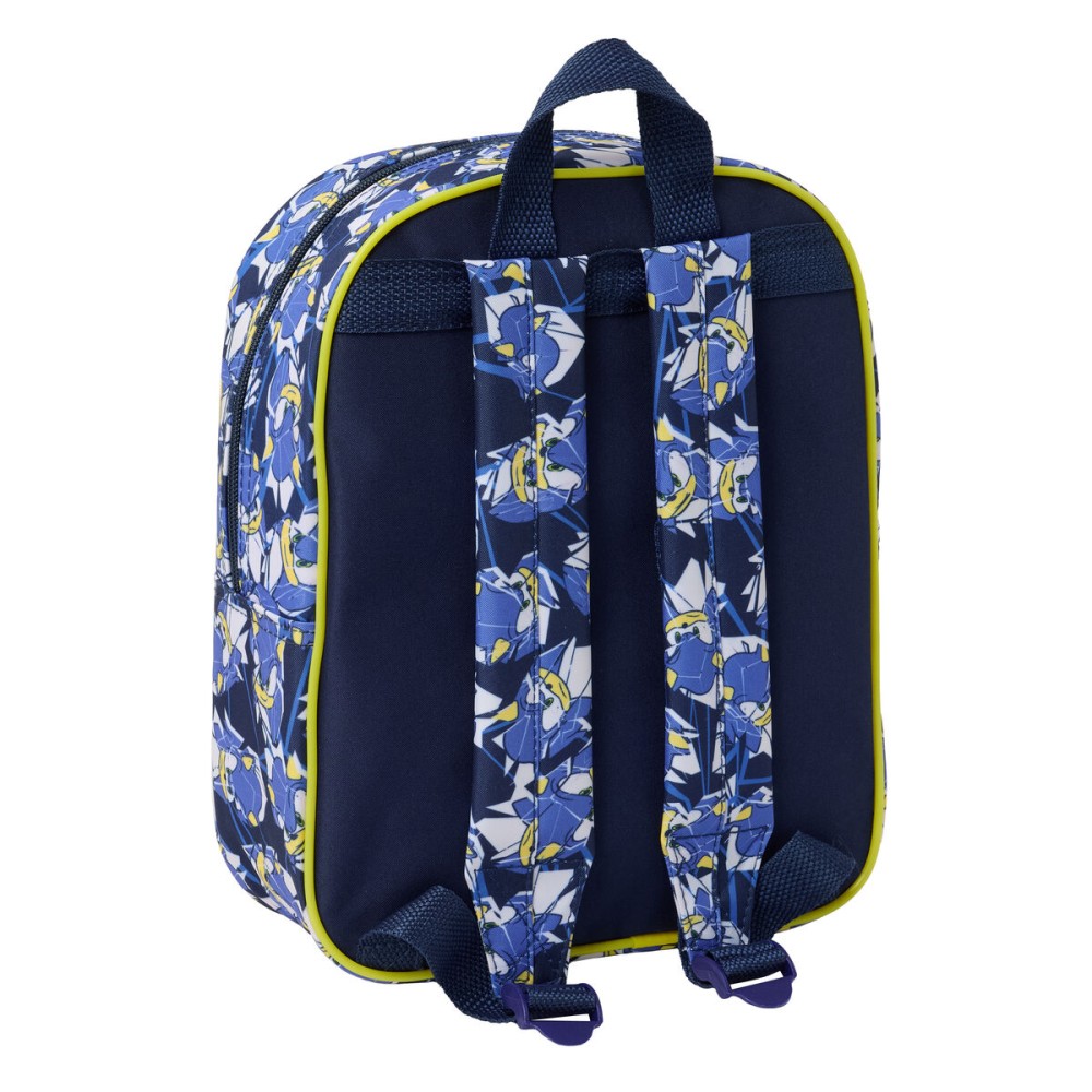 Schulrucksack Sonic City Blau 22 x 27 x 10 cm