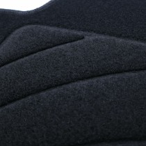 Car Floor Mat Set OCC Motorsport OCCCT0031RD Black Red Citroen DS5 Velvet 5 Pieces